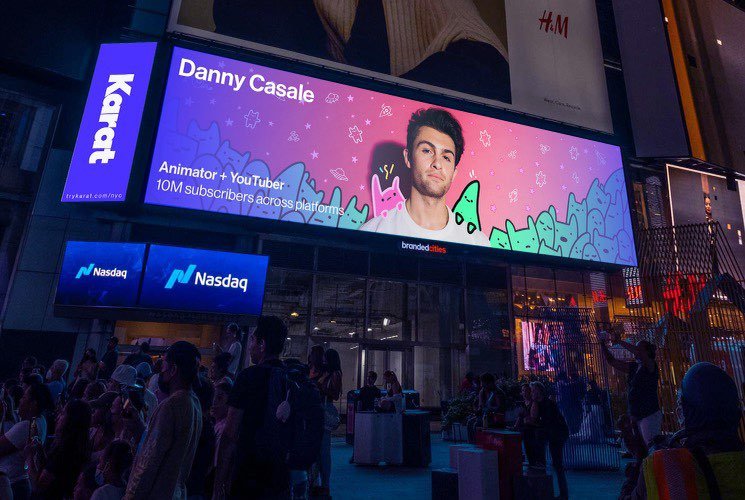 CoolmanUniverse's tweet photo. .@coolcoffeedan the creator of @CoolmanUniverse featured in Times Square last night! So great to see 👏 

You can learn more about Danny here: https://t.co/INNu6drSl9 https://t.co/Cfg0pEsoAq
