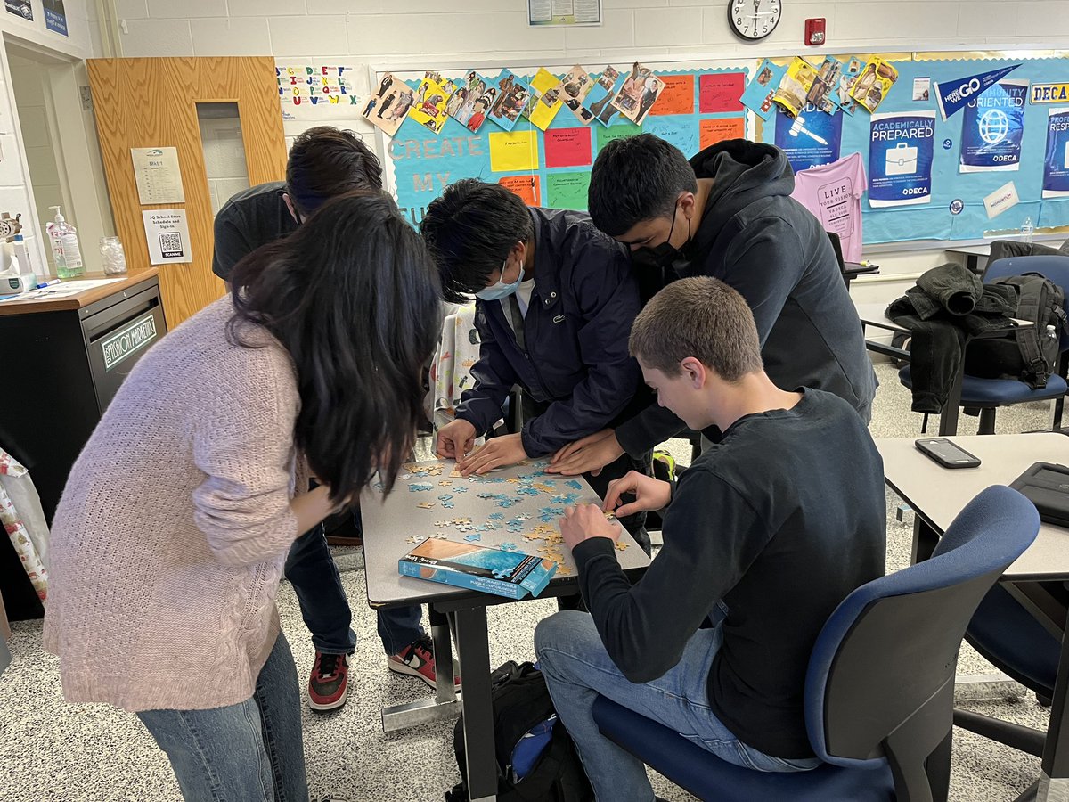 Jenailstoc's tweet photo. A little in-class Olympics to keep things fun! @LandstownEagles https://t.co/D2K29PaDJd