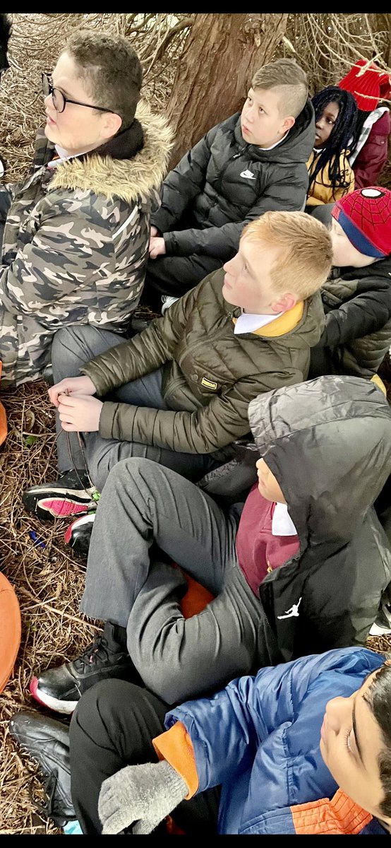 maguire_mark's tweet photo. @MarthaPrimary @EcoDrama1 the rain wasn’t enough to stop P6/5 participating in this week’s eco drama and listening to Sophie’s story safe in our tree den. https://t.co/0etDgMoPsd