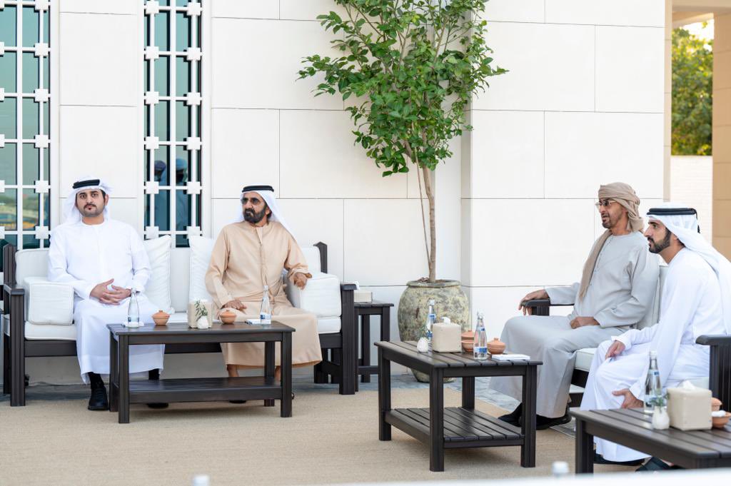 wamnews's tweet photo. #محمد_بن_راشد: خلال لقائي اليوم بأخي #محمد_بن_زايد في العاصمة #أبوظبي ..الحديث كان حول مشاريع وخطط الخمسين القادمة … أخي محمد صمام الأمان .. أخي محمد ذخر الوطن وسند الوطن .. أخي محمد رهان أبناء #الإمارات على مستقبل الإمارات… حفظ الله أخي محمد .
#وام https://t.co/haWSw8noGQ