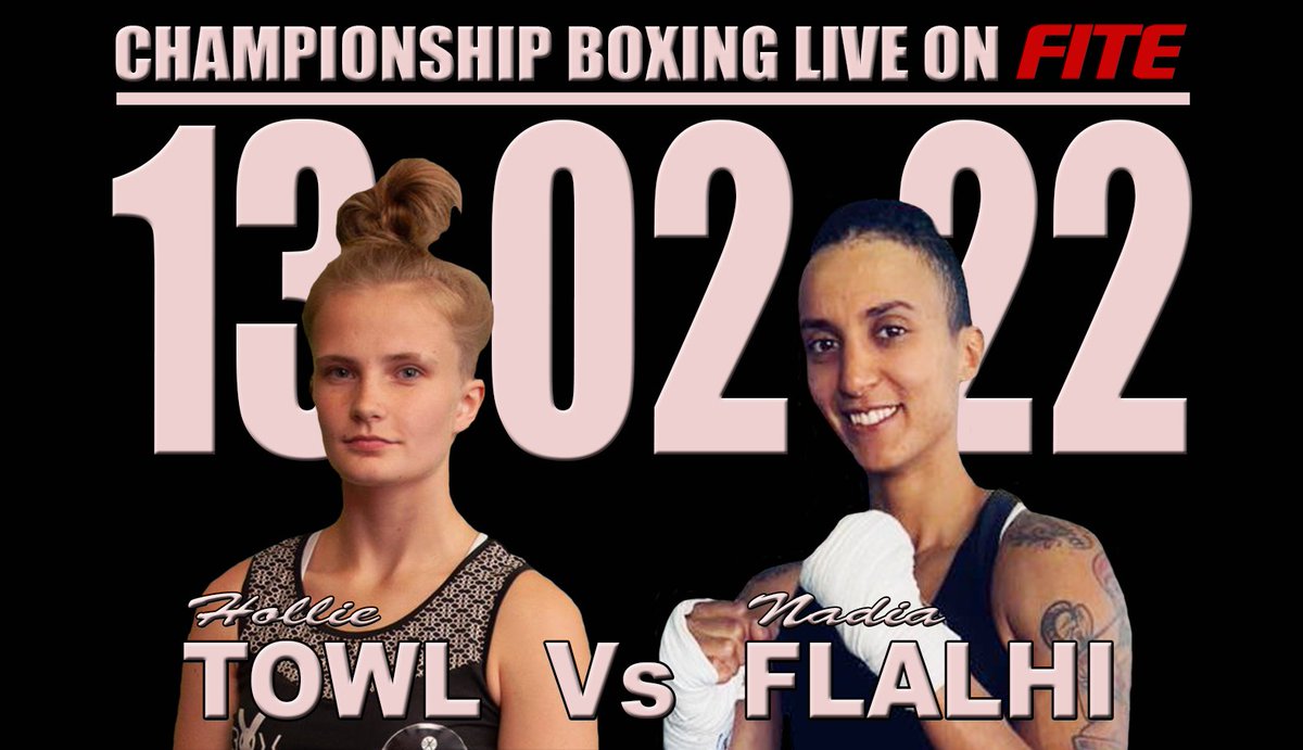 BritBoxingScene's tweet image. Italy’s Nadia Flalhi Challenges UK’s Hollie Towl For European Honours Exclusively Live on FITE this Sunday Feb 13th britishboxingscene.co.uk/female-boxing/… @FiteTV @EbanieBridges @NicolaHopewell @WBANBUZZ @EspnBoxing @ESPNKnockOut @ItalyinLDN @BoxingInsider @BoxingIsBeauty @boxinginformed