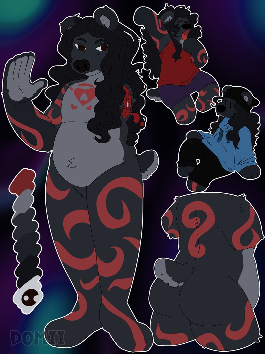 Taikadamonkey's tweet photo. Yo I’m Taika 
These be my sonas
Taika  
Bear
Monki 
Alpha https://t.co/RM8ob4f0q4