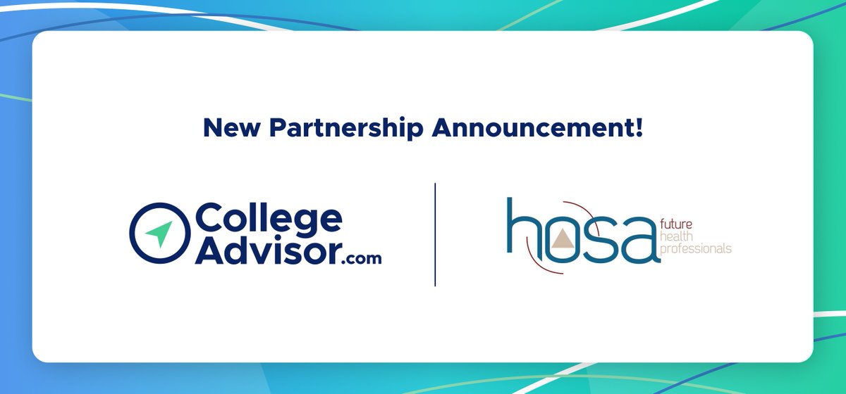 We are proud to announce our partnership with @hosafhp! As a HOSA Premier Partner, we will offer HOSA members access to digital tools and personalized support to help organize, track, and strengthen their college applications. Read the full press release: bit.ly/34ycKt5