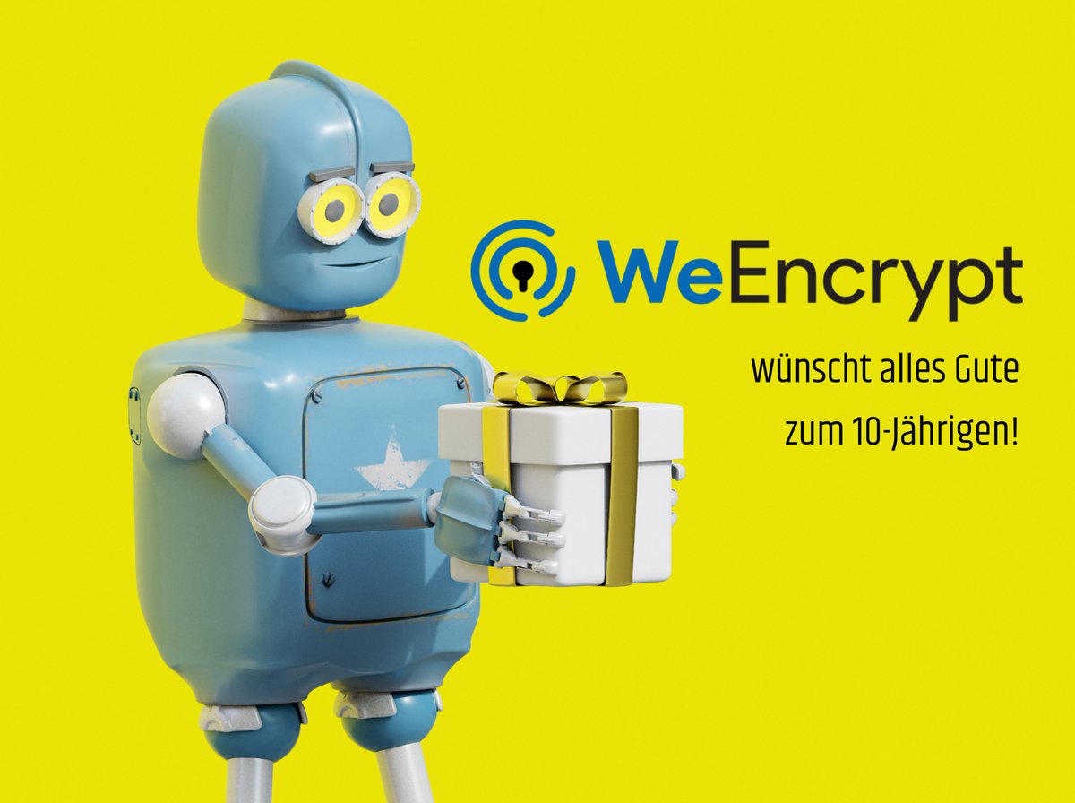 ankhlabs_'s tweet photo. Happy Birthday, Allianz für Cybersecurity!

Wir sind stolz, Mitglied dieses starken Netzwerks zu sein. Und da wird einiges los sein in diesem Jubiläumsjahr: https://t.co/t6Loqg7yey

#cybersicherheit #cybersecurity 
#emailverschlüsselung #einfach #sicher #weencrypt https://t.co/d3LxLdJZJq