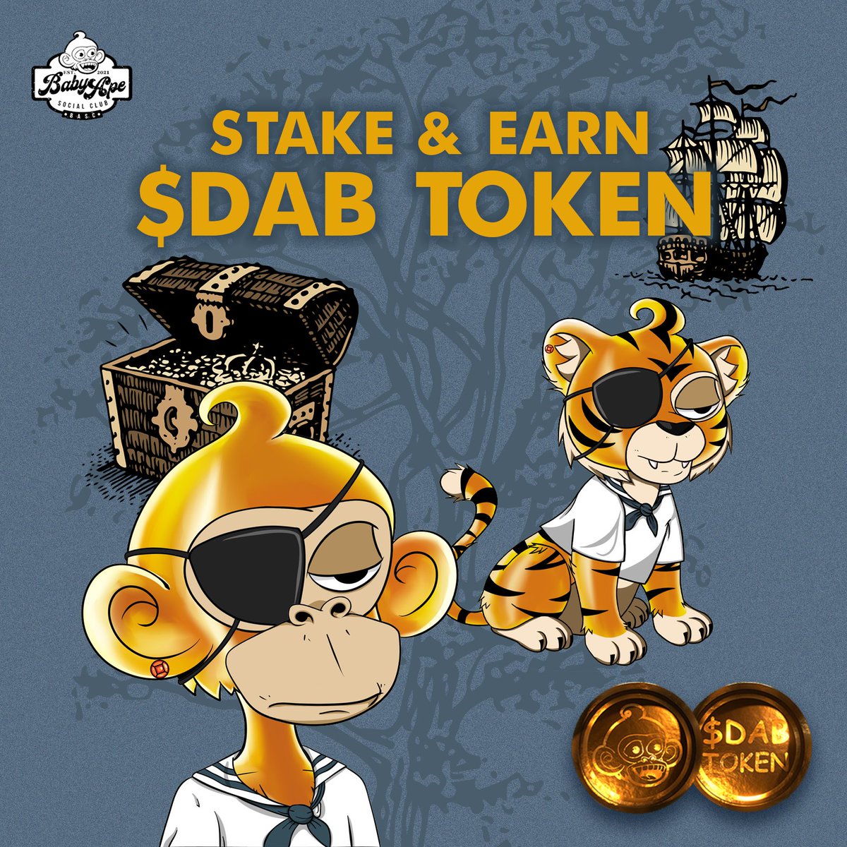 BasedApeSocial's tweet photo. Oh, it's coming...and everyone on DAB Island is dabbing-excited🏝️🌋

$DAB🪙

Stay Tuned #BASC #BATC

https://t.co/3GsJwD6O1s https://t.co/l5iCaoR6XV