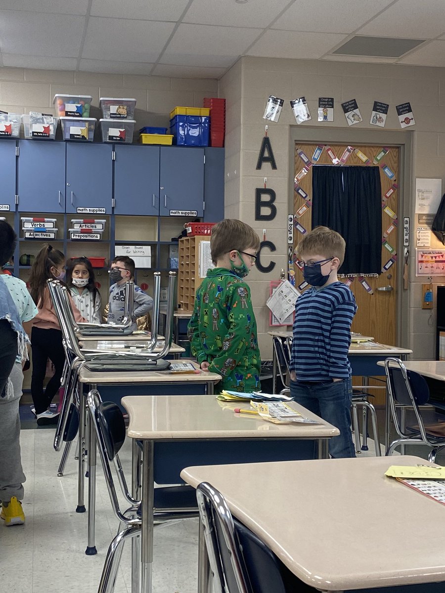 PrincipalKandel's tweet photo. Before starting a math partner activity, 1st graders spend time defining what things a good math partner would do. Great example of using language from Paths and setting social expectations from PAX to define clear behaviors for the content based activity. #WeAreMRLS https://t.co/E9X7jdFrr3