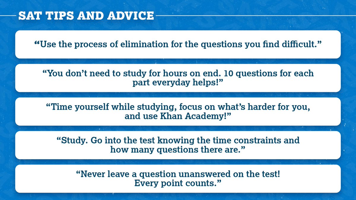 💡 SAT TIPS 💡