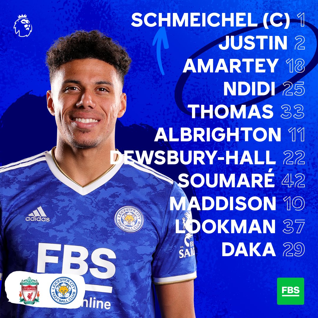 Leicester City on Twitter: "The #lcfc team news is in! ๐ #LivLei https ...