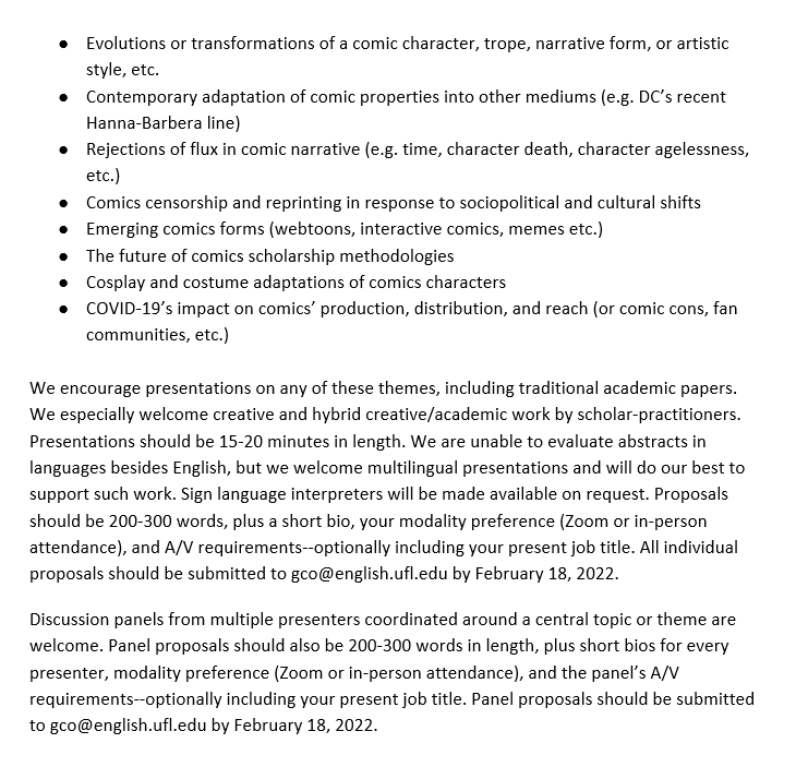 UF Graduate Comics Organization tweet media