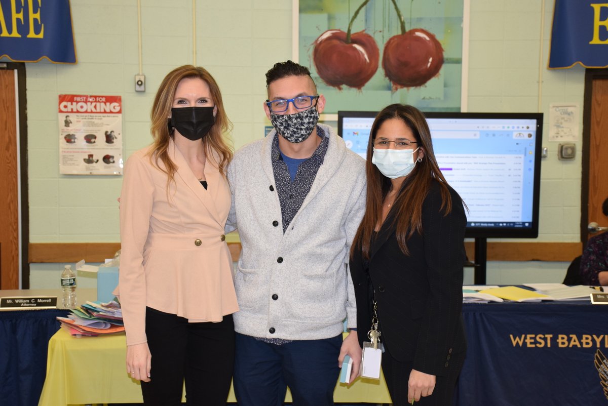 West Babylon School District administrators and board of education members thanked and recognized members of the school community for their efforts at the Feb. 9 board of education meeting.