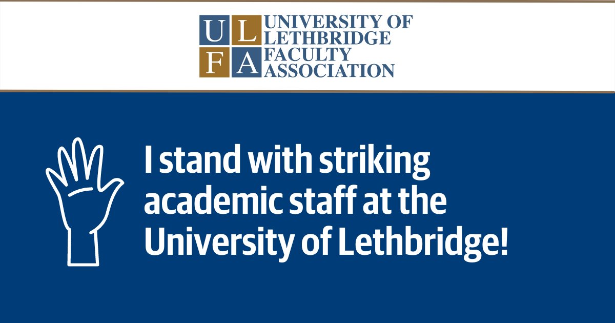 We have already received many wonderful messages of solidarity. Please feel free to share this graphic on your social media to show your support. #ouruniversity #worthfightingfor #savethesemester <a href="/cafaab/">CAFA</a> <a href="/CAUT_ACPPU/">CAUT/ACPPU</a> <a href="/stdntsolidarity/">Student Solidarity Collective</a> <a href="/ABFedLabour/">Alberta Federation of Labour</a>