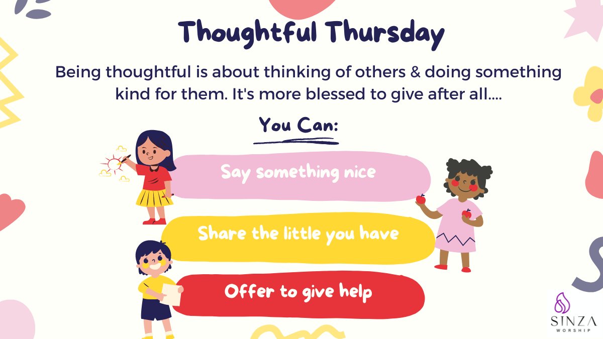 #ThoughtfulThursday Develop an attitude anchored in the truth that it's more blessed to give than to receive.