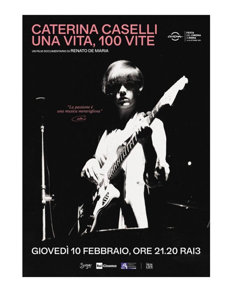 CCaselliSugar's tweet photo. Tra pochissimo su @RaiTre ! 🌻🌺🌷📺🌹🌷🌺 H 21.20 
“CATERINA CASELLI: UNA VITA, CENTO VITE” il documentario per la regia di @renatodemaria sarà trasmesso su Rai 3 questa sera alle ore 21.20. 

Commentiamo insieme qua su Twitter con #UnaVitaCentoVite #CaterinaCaselli 🤍 https://t.co/73bb0Omh1B