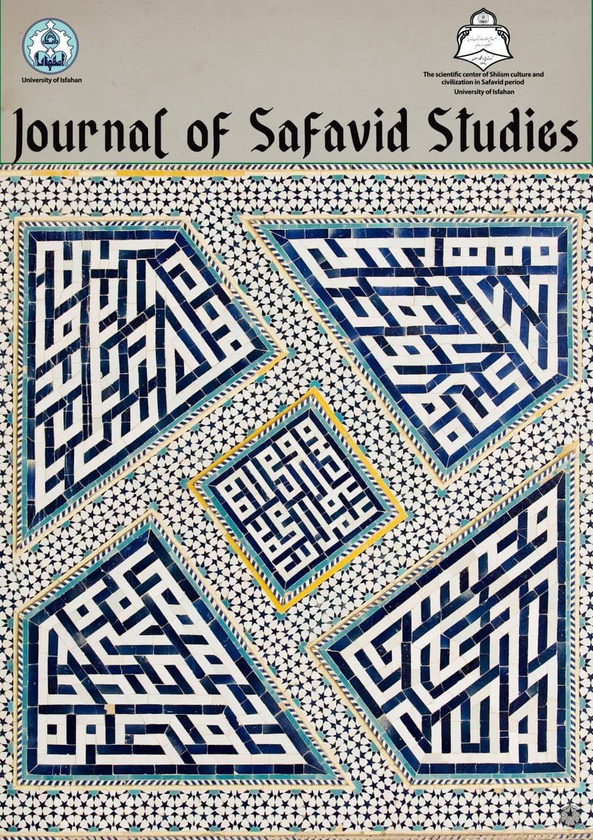 An exciting development in #safavidstudies,  #iranianstudies, and #ottomanstudies. The inaugural issue of the Journal of Safavid Studies is out with an article by @SGungorurler

ssj.ui.ac.ir