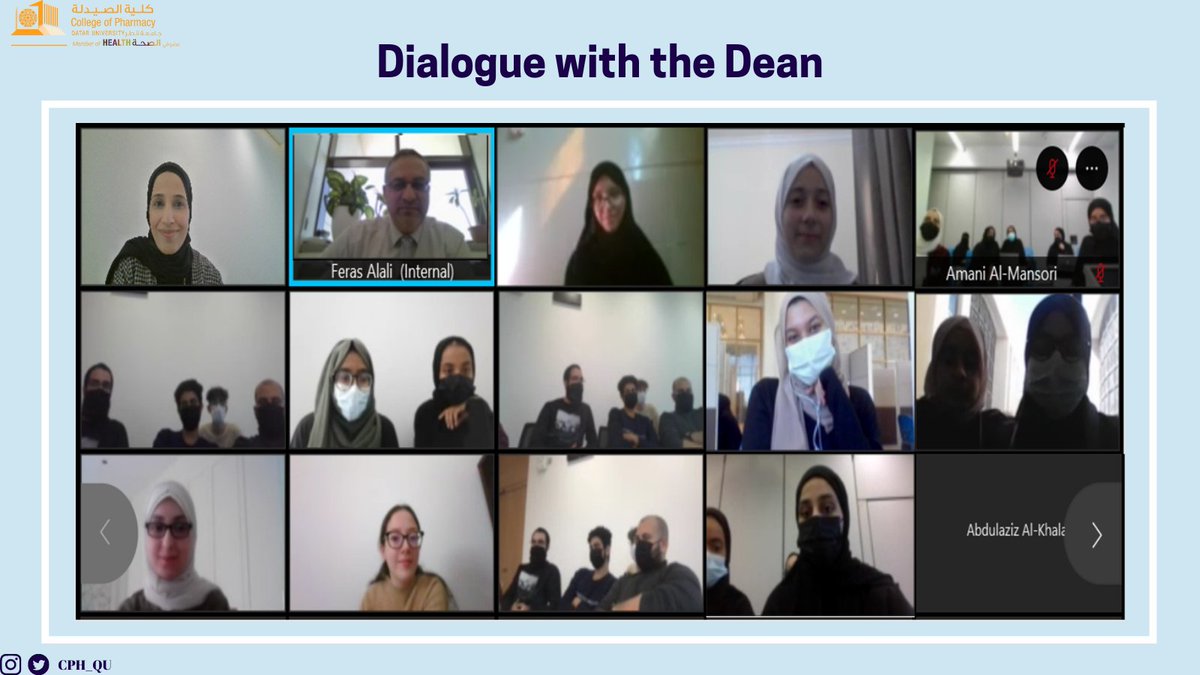 Dialogue with the Dean was held yesterday for general pharmacy students,to give them an overview of the program, admission and selection process for the pharmacy major, opportunities available for pharmacy students,and answered student questions
#CPH #Pharmacy #PursuingExcellence