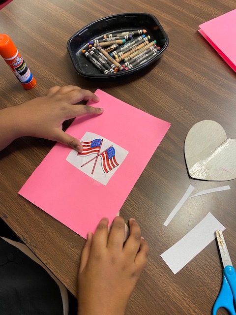 FSComets's tweet photo. Fairmount students proudly support our veterans with Valentine's Day for Veterans Cards.
#CometStrong 
#FairmountStrong 
#CometPride https://t.co/ONLt7NMjKn