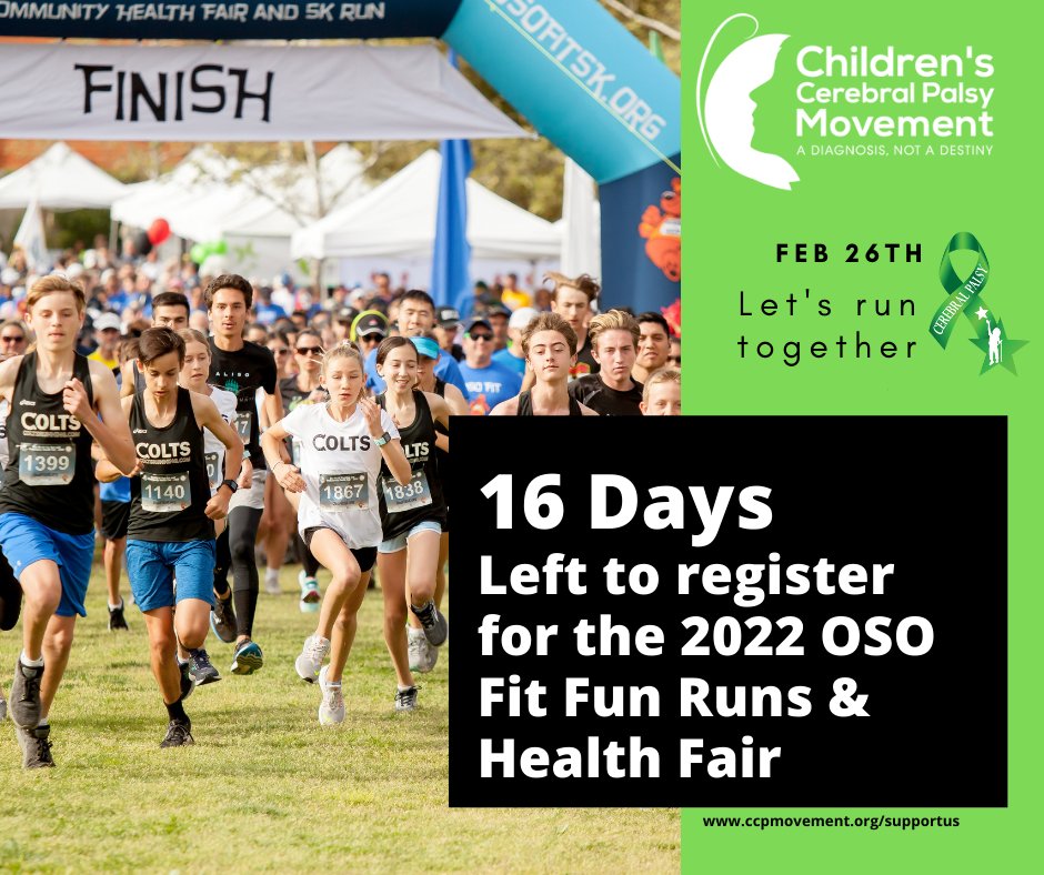 Join us as we make a difference!
Join CCPM, Pediatric Orthopaedic Specialists &amp; Capo Valley High School Track Team as we help children GO FOR THE GOLD MEDAL! Back to back 1/4 &amp; 1/2 mile KIDS races!

Register: zcu.io/7y2H
Choose CCPM as your nonprofit of choice!