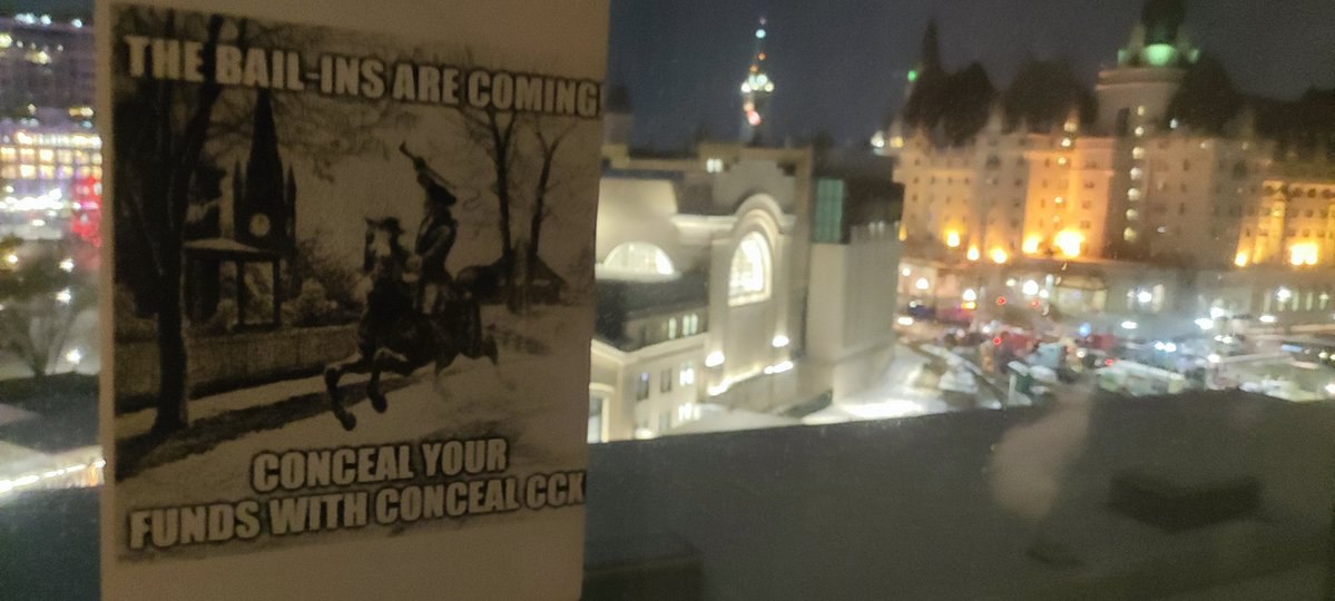 @Christo62429078 is out in Ottawa spreading the word on @ConcealNetwork ! Good on you my guy!

#PrivacyIsAHumanRight $CCX #banking #defi #blockchain #TruckersForFreedom #TruckersConvoy