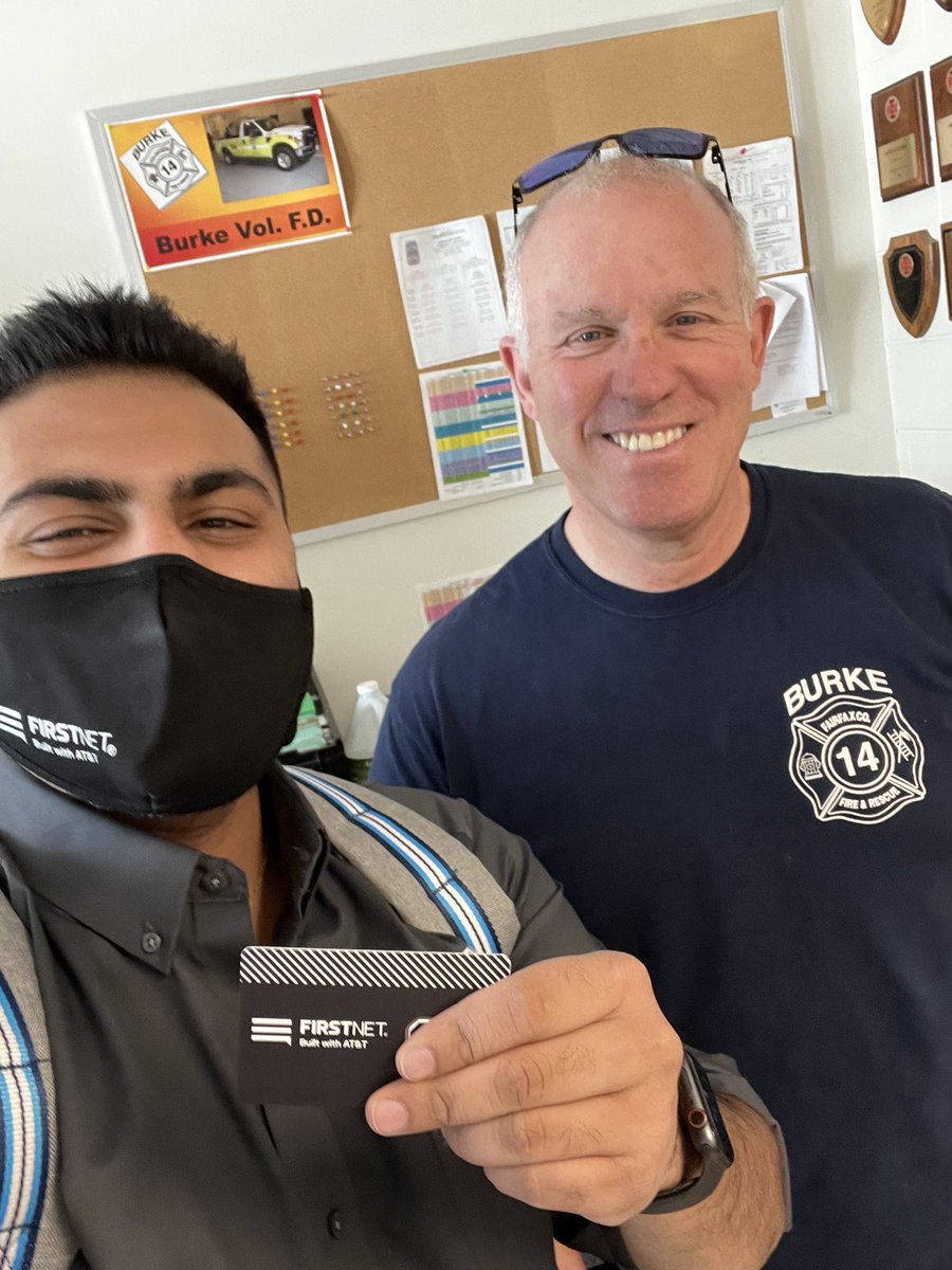 Our FirstNet guru Jawed Muti back in action prospecting and closing a FN tablet and FN watch 🔥💪🏾

<a href="/404girl/">Betsy Francis</a> <a href="/DaleB1/">Dale S. Brown</a> <a href="/tandtmichael/">Michael Halpin</a>