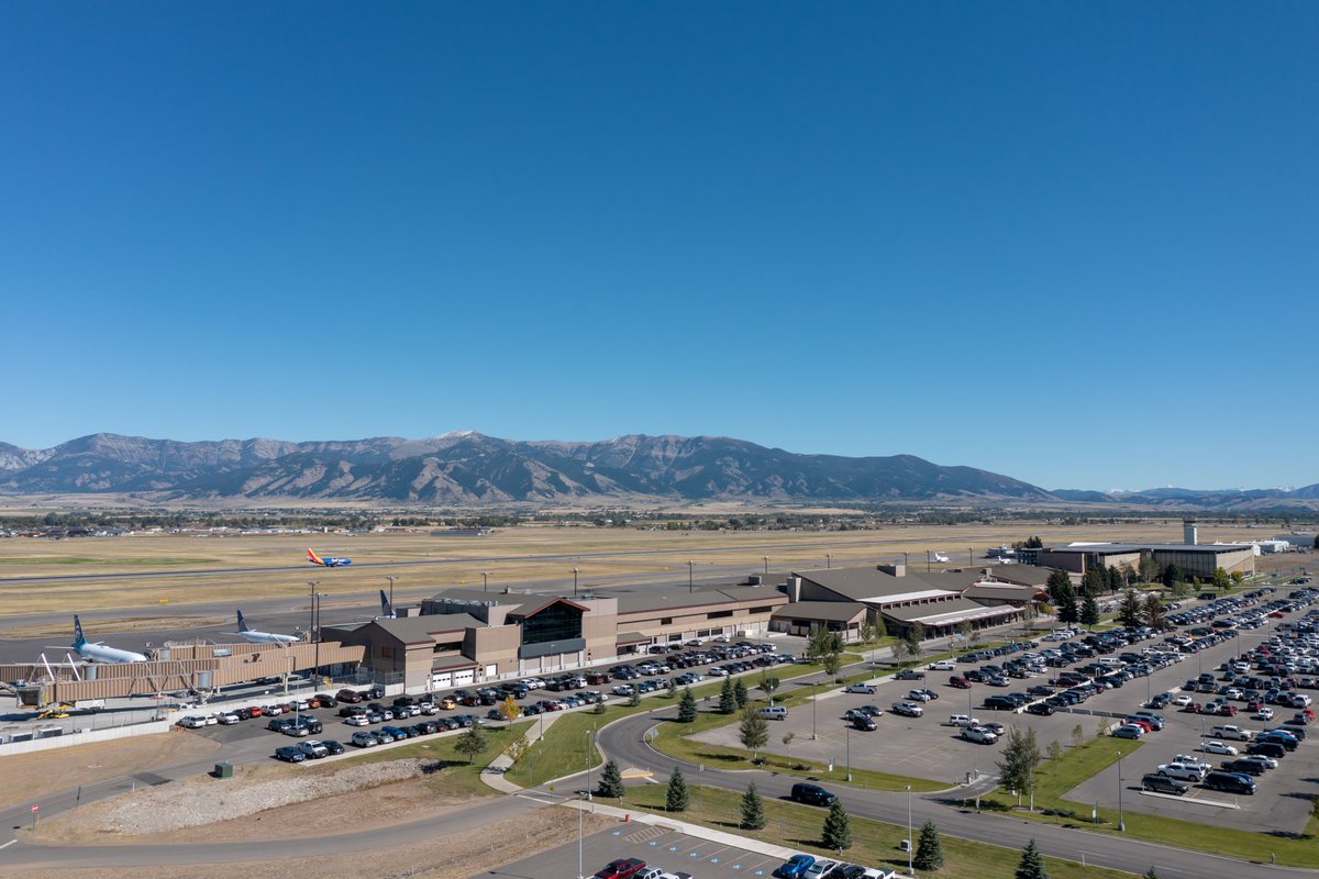 Bozeman Yellowstone International Airport (BZN) handled 2,020,628 passengers for the 12-month period ending January 31, 2022. This is the first time a Montana airport has surpassed two million passengers in any 12 consecutive month period.