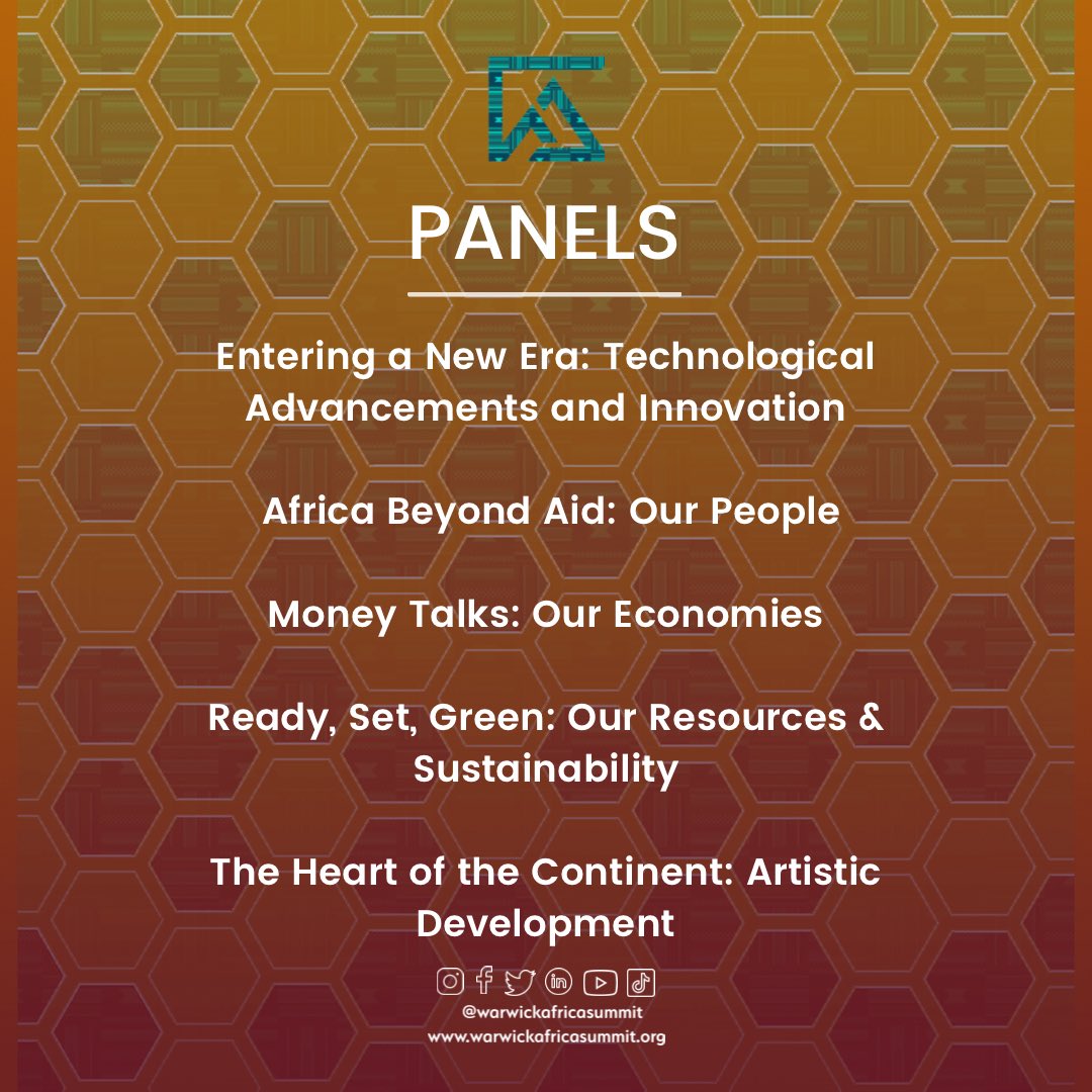 AfricaSummitUoW's tweet photo. 🔔 INTRODUCING OUR PANELS FOR THE 2022 WARWICK AFRICA SUMMIT🔔
We hope you are ready for #WAS22. Our summit will be hosted online!
#TogetherWeRise
#YatzzwitUrArTskarTammnt
#WAS22 #warwickafricasummit #universityofwarwick https://t.co/GvK85nQ99k