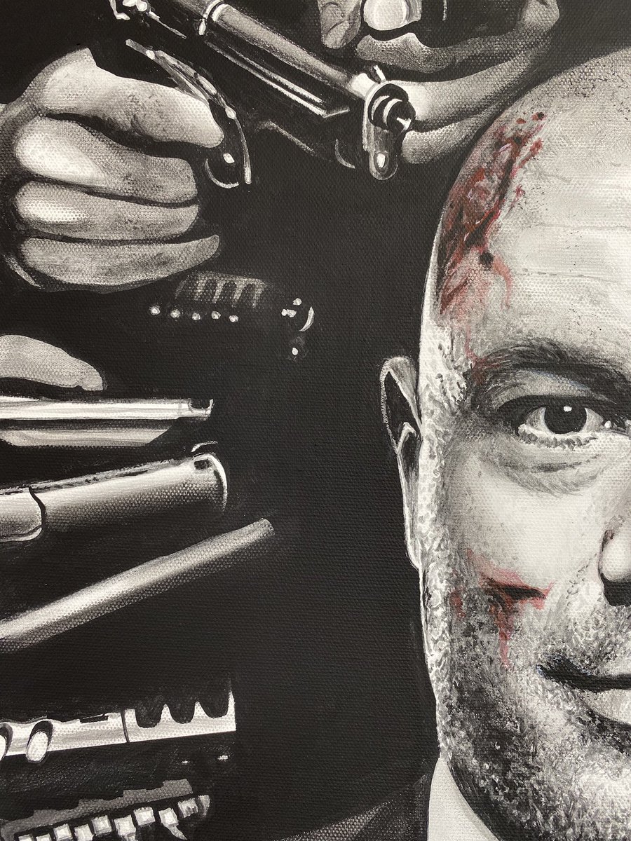 RossBainesArt's tweet photo. ‘DON’T SHOOT THE MESSENGER’
Finally finished my painting of the mighty @joerogan
Limited edition prints are now available from https://t.co/80D697cnWe
If you’re interested in the original painting DM me.
Please share 👊
#JoeRogan #JoeRoganExperience #StandWithRogan https://t.co/Q6KJIFGGcD