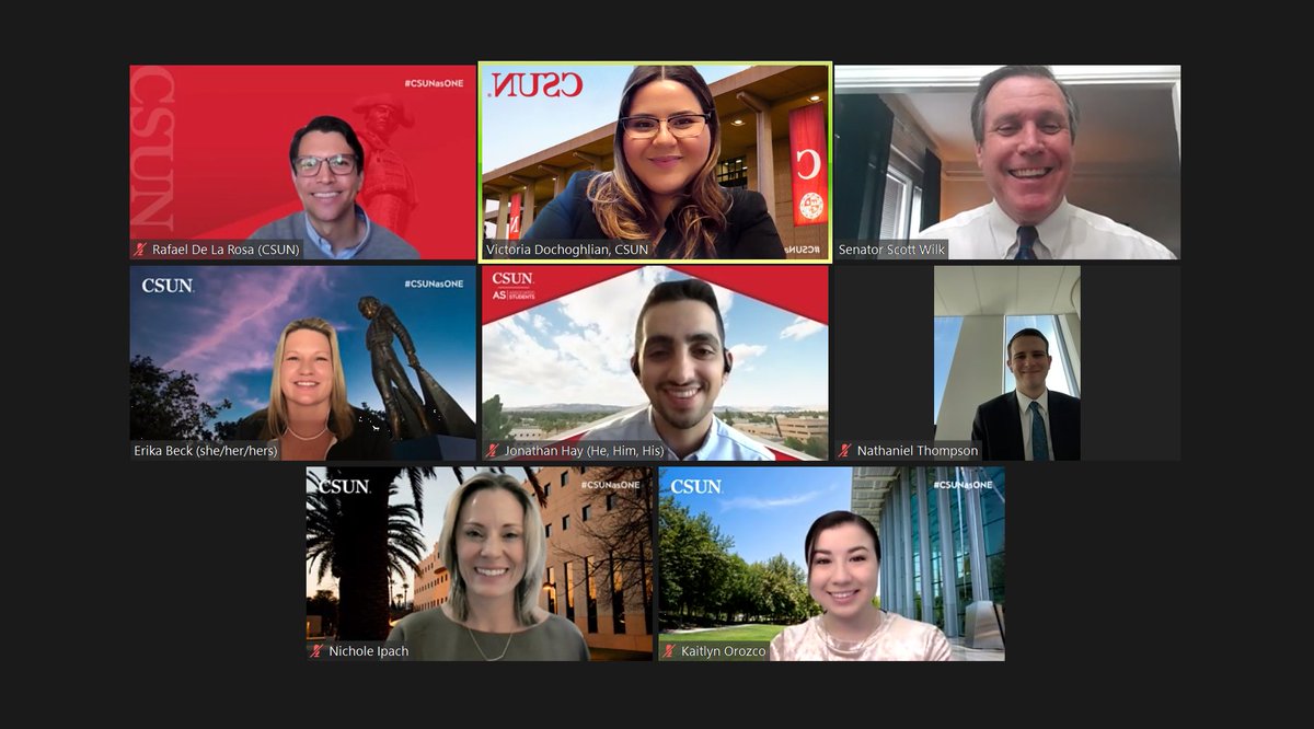 CSUN_Advocacy's tweet image. Thank you Senator @ScottWilkCA for meeting with us today and for your support of @csunorthridge and our funding needs. As a long-time champion for higher education, we appreciate your continued dedication to our students and the GI 2025 initiative! #CSUN #CSUforCA