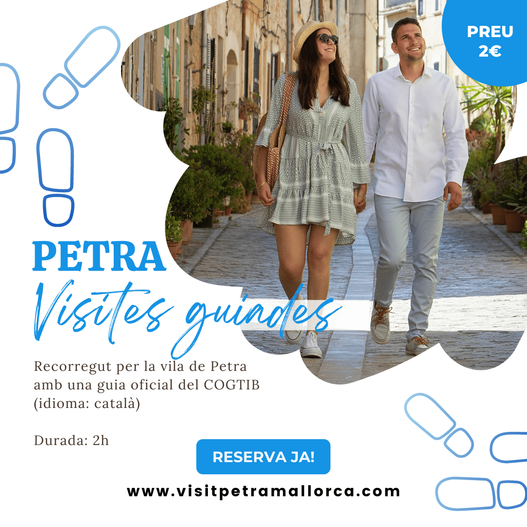 visit_petra's tweet photo. Ja hem posat en marxa les "Visites guiades", un recorregut per la vila de Petra amb una guia oficial del COGTIB

RESERVES: 
https://t.co/tbnM0xHIPR
-----------
#petramallorca #mallorca #visitesguiades  #visitpetramallorca https://t.co/LJIEtrHSno https://t.co/ocInhZ4Jl5