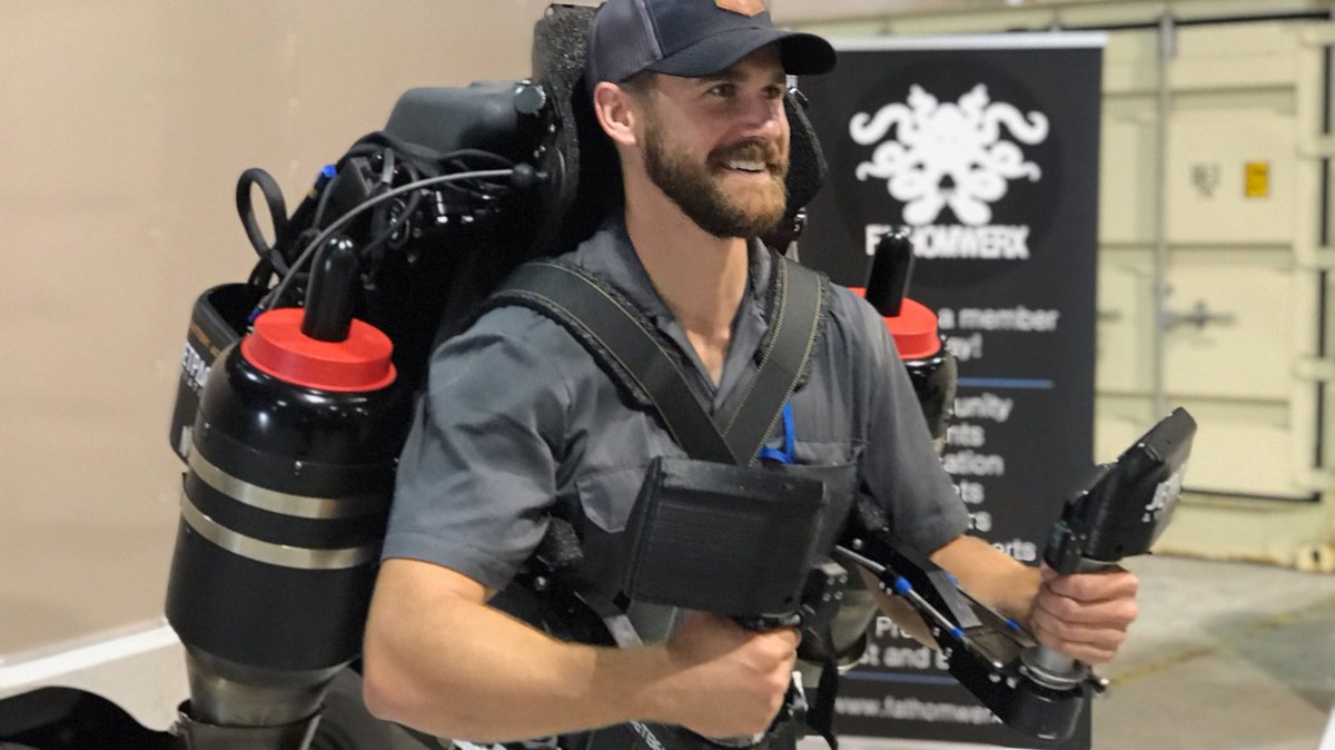 Got Jets? 🧨🚀

We do! At the FATHOMWERX Lab we test Jet Packs and much more. What do you think will be the next step towards creating Jet Pack technology? Learn more
 at FATHOMWERX.com.

#FATHOMWERX #JetPackTech #Technology #FATHOMWERXLab #Innovate