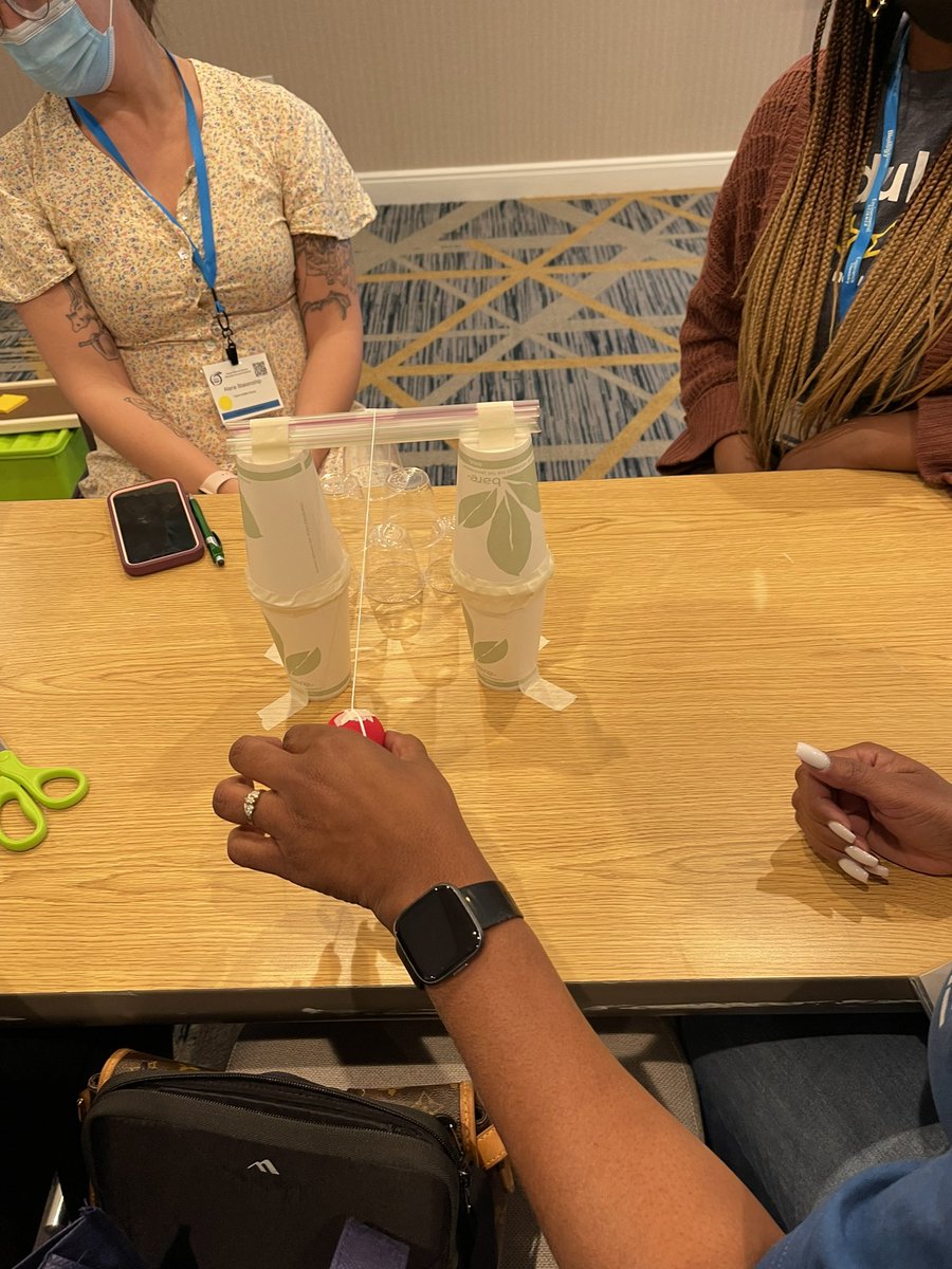 bodnerK2's tweet photo. Plan it, Build it, Test it! Hands-on kits were lots of fun today! Thanks @hand2mind for the great door prizes!!!
@GSTANews #phenomenalscience https://t.co/owY0kdkLxg