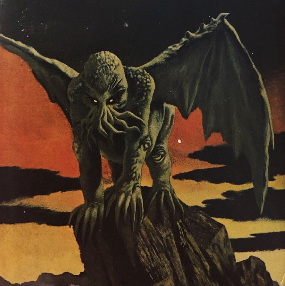 The Disciples of Cthulhu by various authors. #vintagehorror #hplovecraft