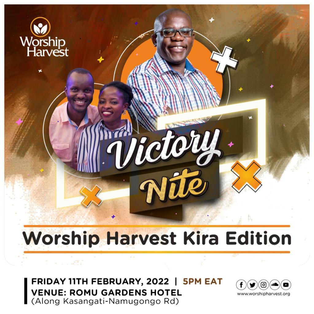 #WHKira hosts Apostle <a href="/mosesmukisa/">Moses Mukisa</a> for our First #VictoryNite tomorrow at Romu Gardens Hotel

⏰5pm, Friday, 11th Feb 2022

Come Partake of Divine Anointing &amp; Glorious Impartation

#WorshipHarvest