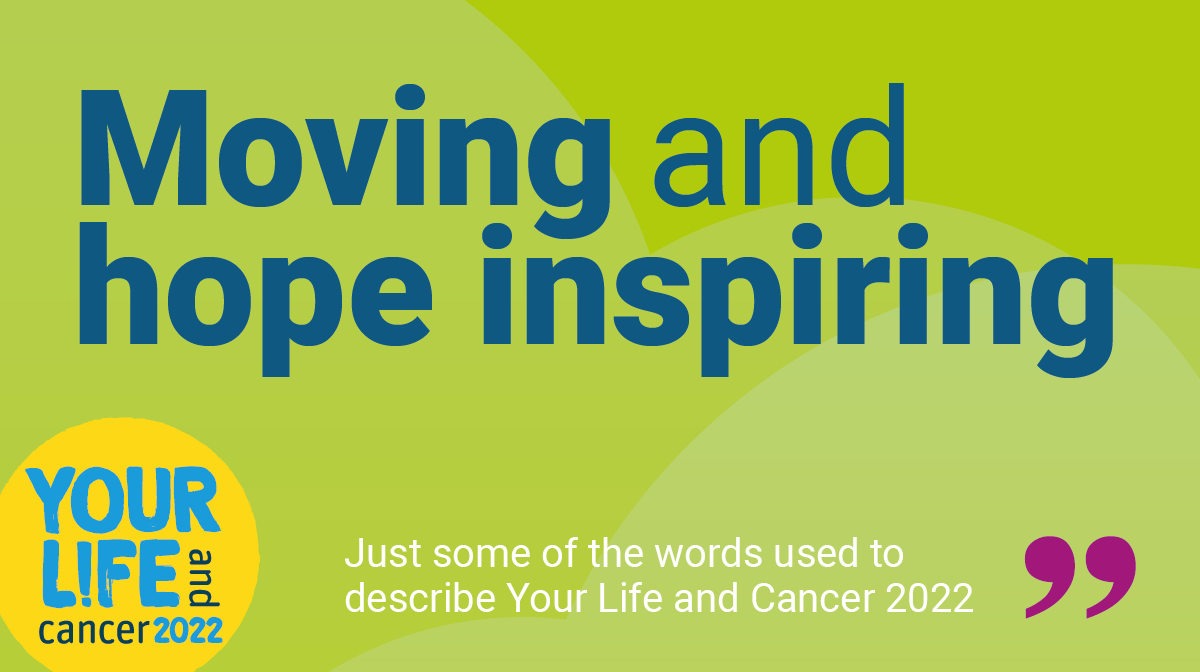 Just one of the many testimonials from the first weekend of #YourLifeandCancer The next weekend is taking place THIS WEEKEND! &amp; there is still time to register &amp; join cancer care experts sharing the knowledge and expertise:  bit.ly/YLC_22#cancerc… #cancerawareness #cancer