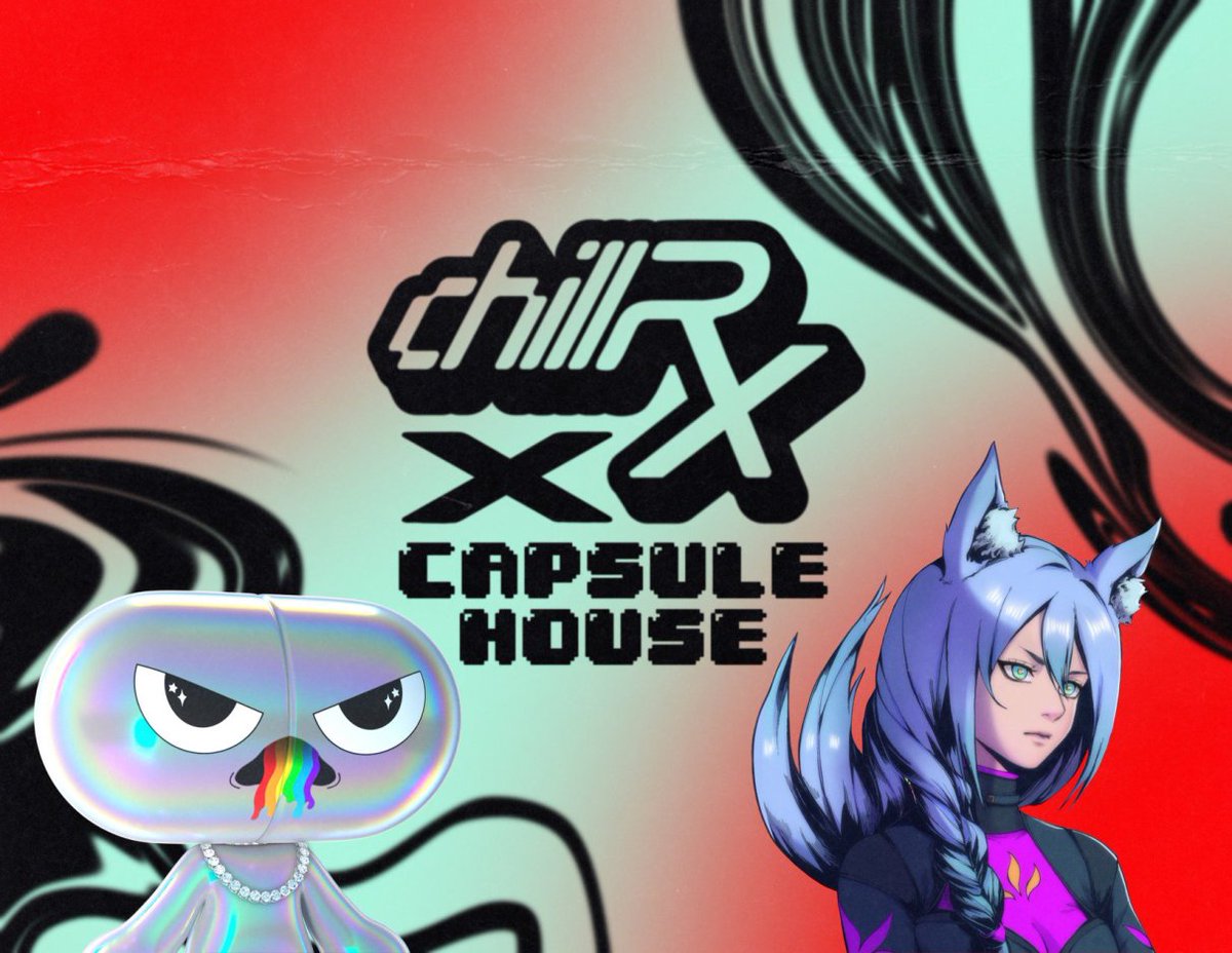 💊Capsule House X <a href="/iamchillpill/">previous chill pill handle</a> 💊

Chill Rx: Medicine for the music industry

We are giving out 10 WL's on this tweet!
+ 10 WL's in our Discord 

1️⃣ Follow <a href="/iamchillpill/">previous chill pill handle</a> &amp; <a href="/capsule_house/">CAPSULE HOUSE ✨💊✨</a> 
2️⃣ RT
3️⃣ Reply with #CapsuleChillRx👇

24hrs ⏰