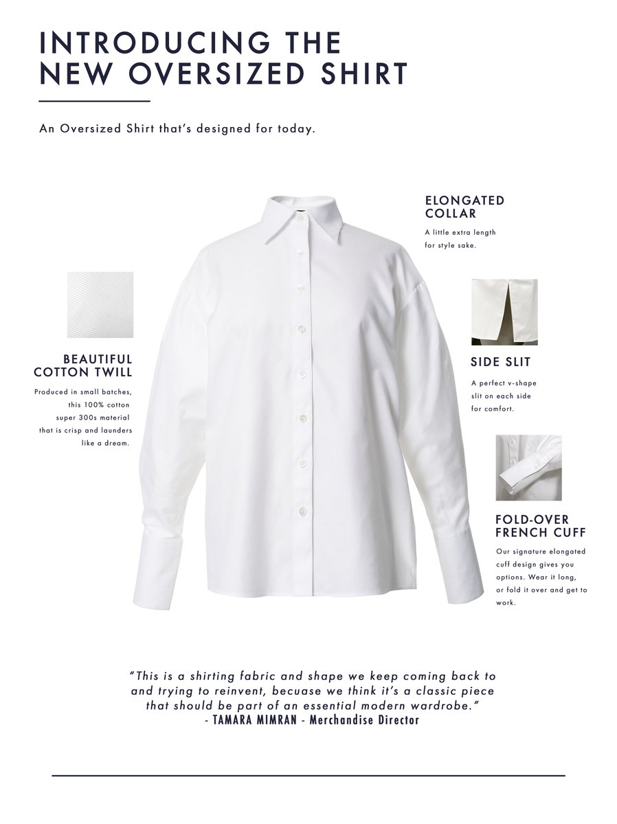 Our famous Oversized Shirt is back, with new details like side slits and a modern elongated collar. It's poised without being uptight, and made even more special with a 100% cotton, heavy twill cotton. alfredsung.com/products/overs…
#oversizedshirt #alfredsung #fashionstyle
