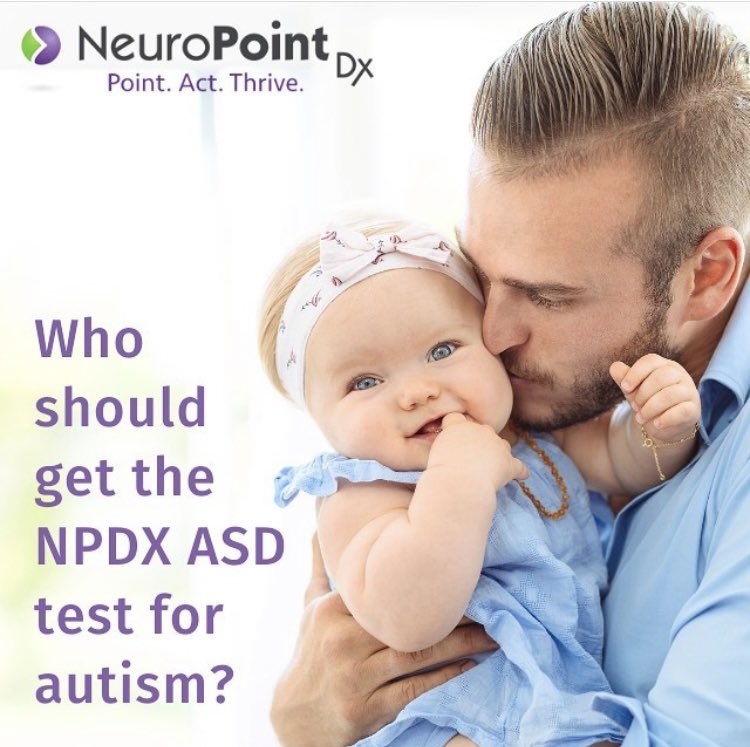 The  #NPDX test is for a child who:⁣
⁣▪️Has failed screening for developmental milestones indicating risk for ASD
▪️Has a family history with #ASD
▪️Has an ASD diagnosis for whom additional metabolic info neuropointdx.com

#autism #autismdiagnosis #autismtest  #toddler