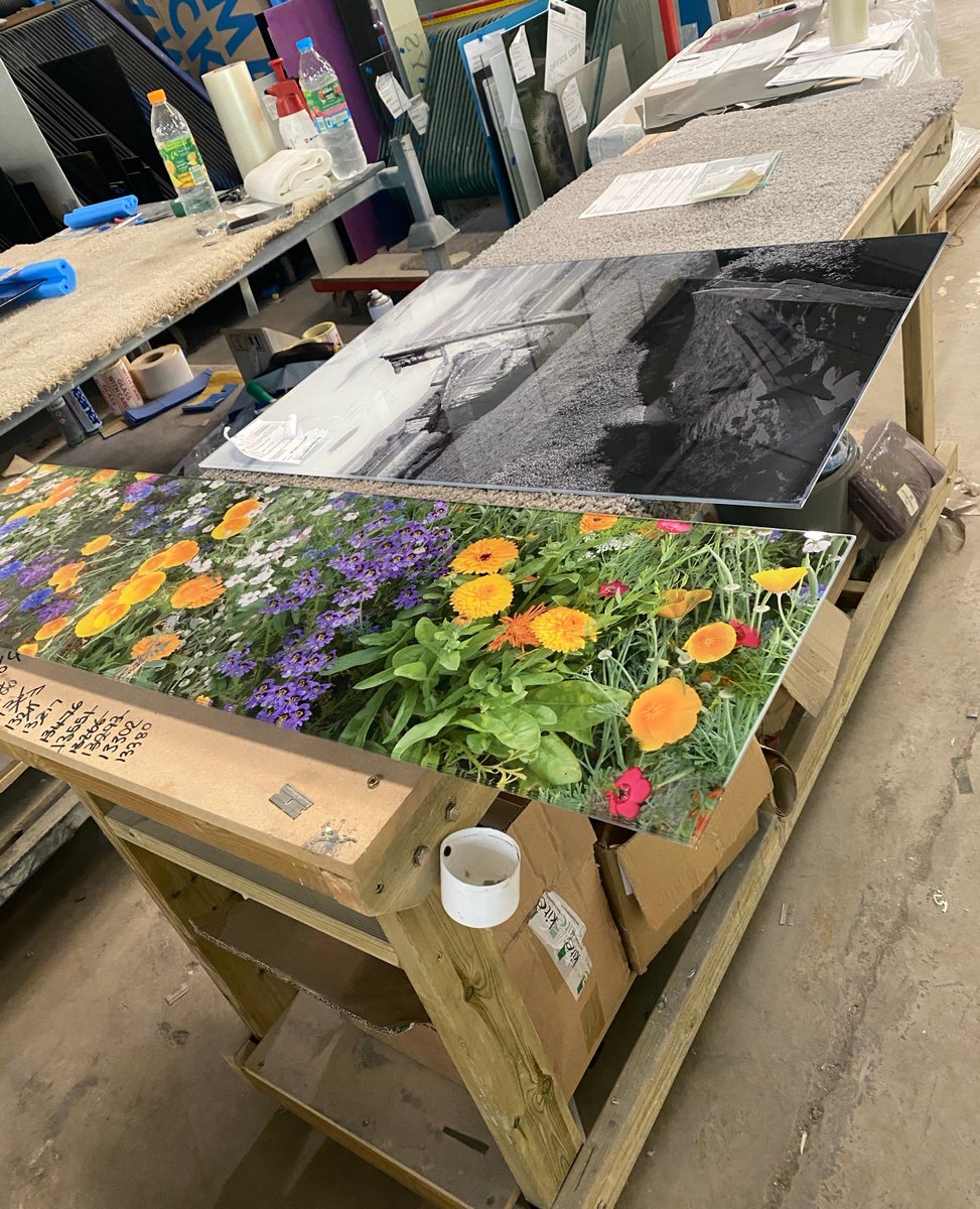 A set of digitally printed kitchen hob splashbacks  ready to be dispatched.

#printedglass #flatbedprinter #kitchen #kitchensplashback #splashback #glasssplashback