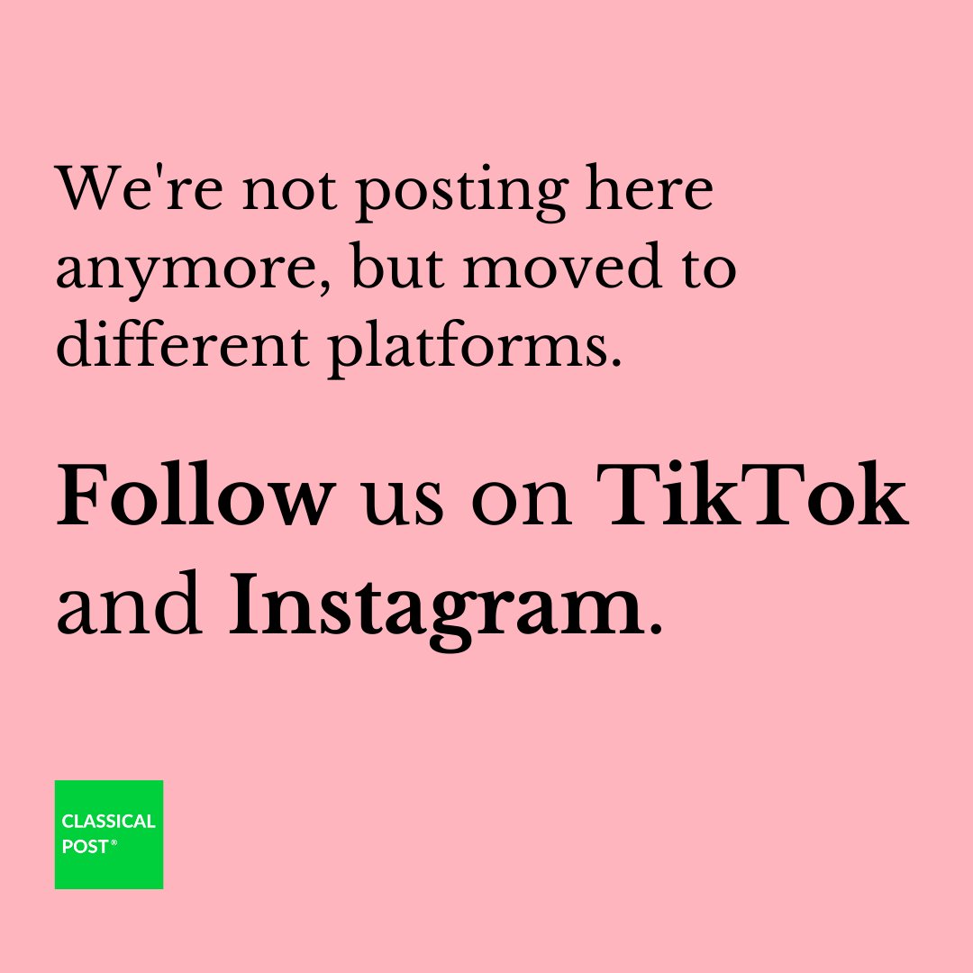 Classical Post tweet media