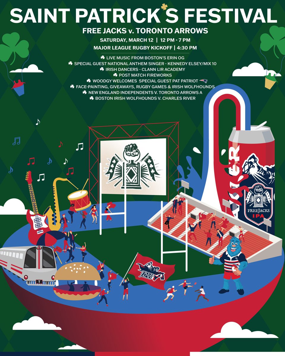 🎉☘️🐎 𝗙𝗿𝗲𝗲 𝗝𝗮𝗰𝗸𝘀 𝗙𝗲𝘀𝘁𝗶𝘃𝗮𝗹 𝗧𝗶𝗰𝗸𝗲𝘁𝘀 𝗢𝗻 𝗦𝗮𝗹𝗲 𝗡𝗼𝘄! 🔥🤩🎸
 
➡️🔗 Freejacks.com/tickets to explore memberships, hospitality, group experiences and March tickets! 

#FreeJacksFestival #SaddleUp #MLR2022