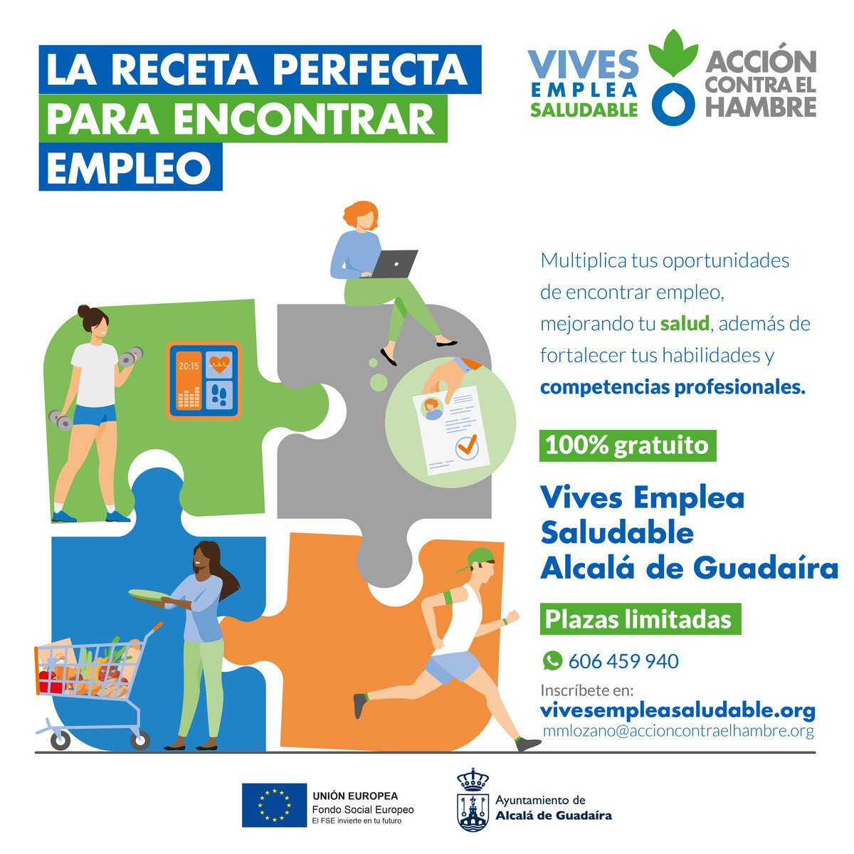 mgarciasalguero's tweet photo. Accion contra el Hambre y el @aytoguadaira ponen en marcha un novedoso programa de búsqueda de empleo que auna orientacion y apoyo para encontrar trabajo y la mejora de hábitos de vida saludable. Informate y participa. Plazas limitadas @Acontraelhambre 
https://t.co/u7C82EgFBD https://t.co/oxr55riPAS