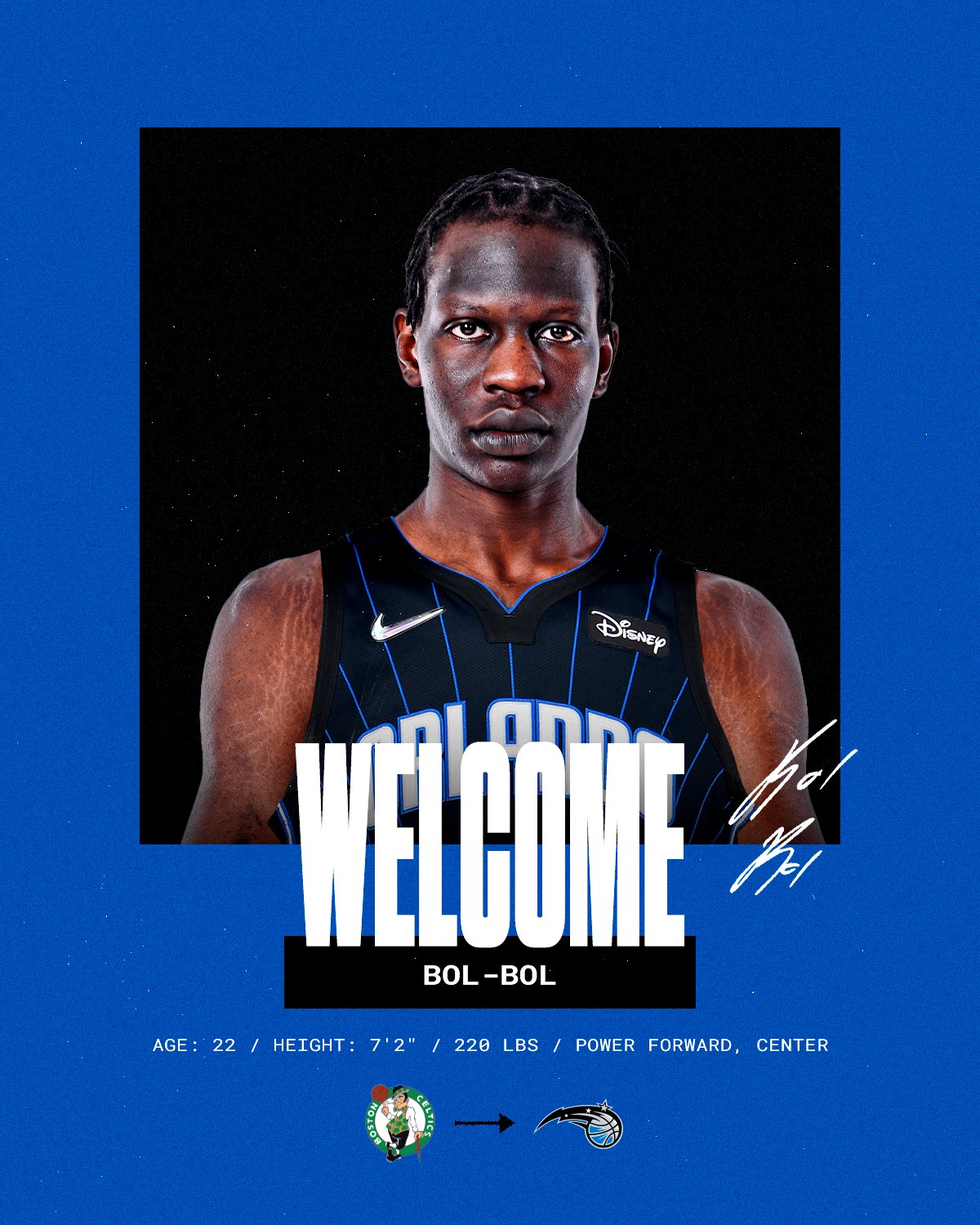 onderwerpen Momentum inkt Orlando Magic on Twitter: "Welcome to the O @BolBol 🪄  https://t.co/hILmkRnM3a" / Twitter