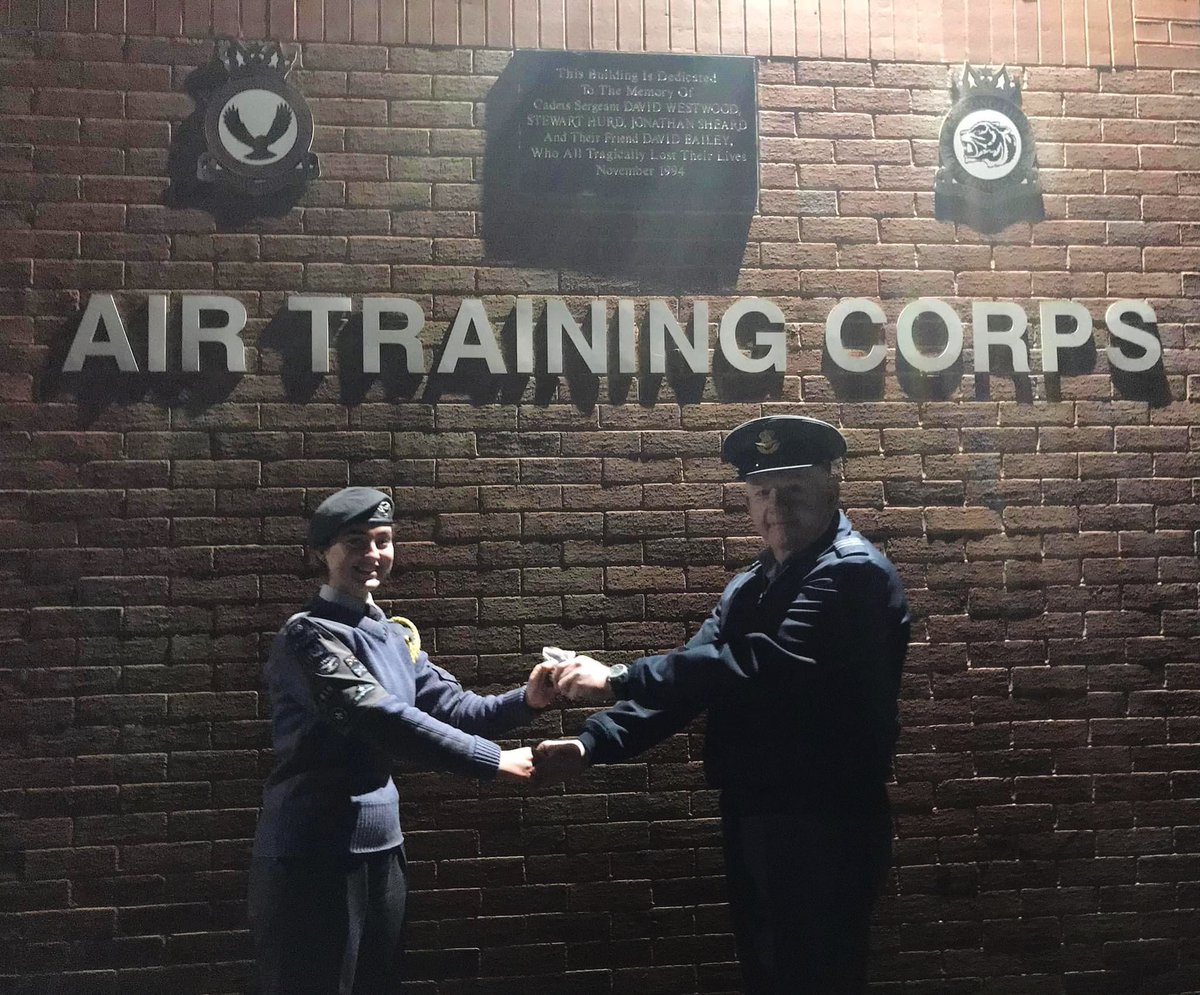 Promotion time!! Huge congratulations to our new Flight Sergeant who completed a superb interview tonight.