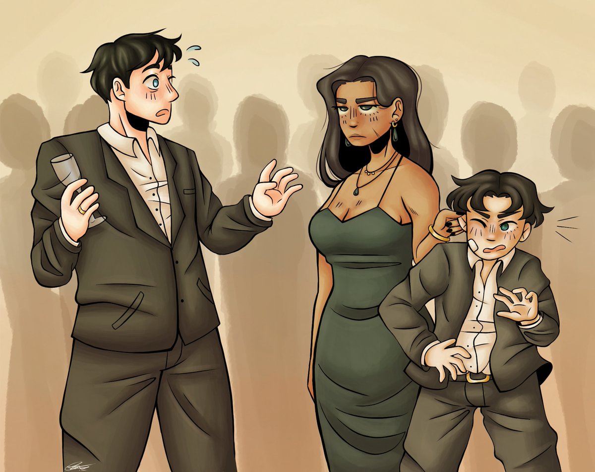 I feel like Bruce would be extremely against physical punishment of children, whilst Talia would give three warnings and then choose discipline lol
#dccomics