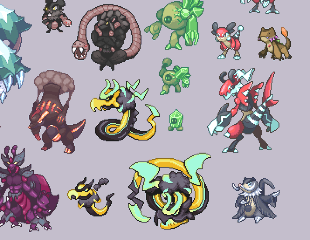pixelated_robin's tweet photo. monster repost + some i havent posted :)

#pixelart https://t.co/ieN0U8EngB