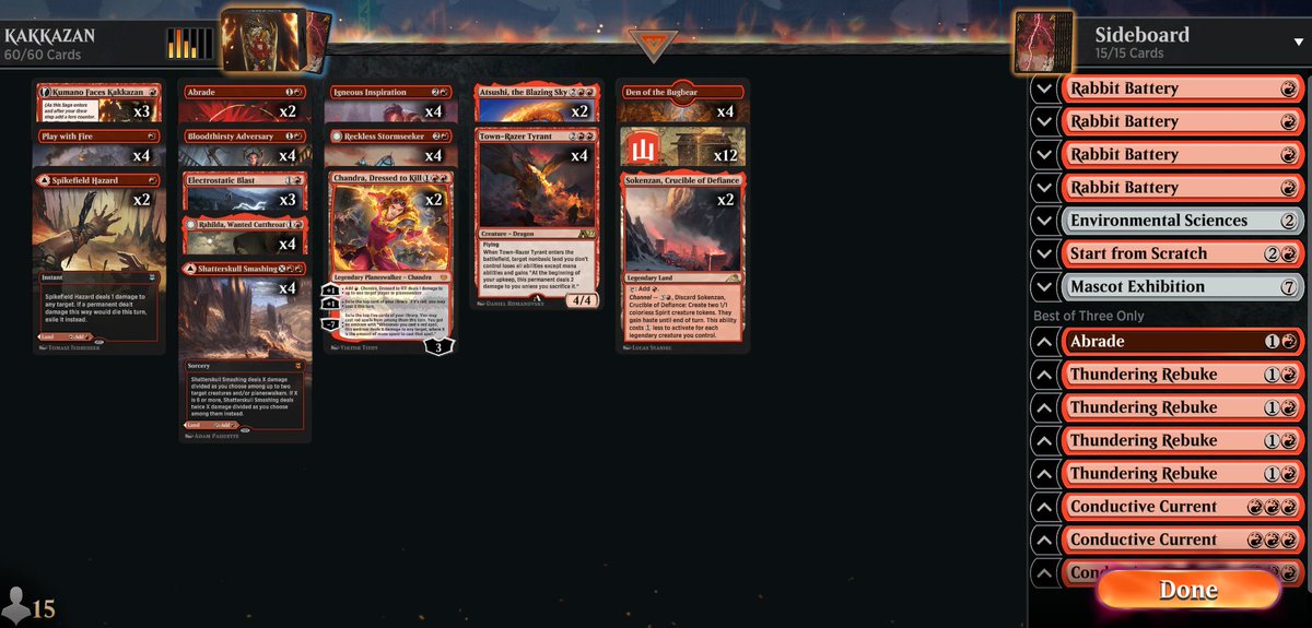 the winrate of this deck OOOOMG, such an improvement from the old monoR Alchemy list, the saga is bonkers <a href="/fireshoes/">Robert Taylor🔥</a> <a href="/mtgazone/">MTG Arena Zone</a>