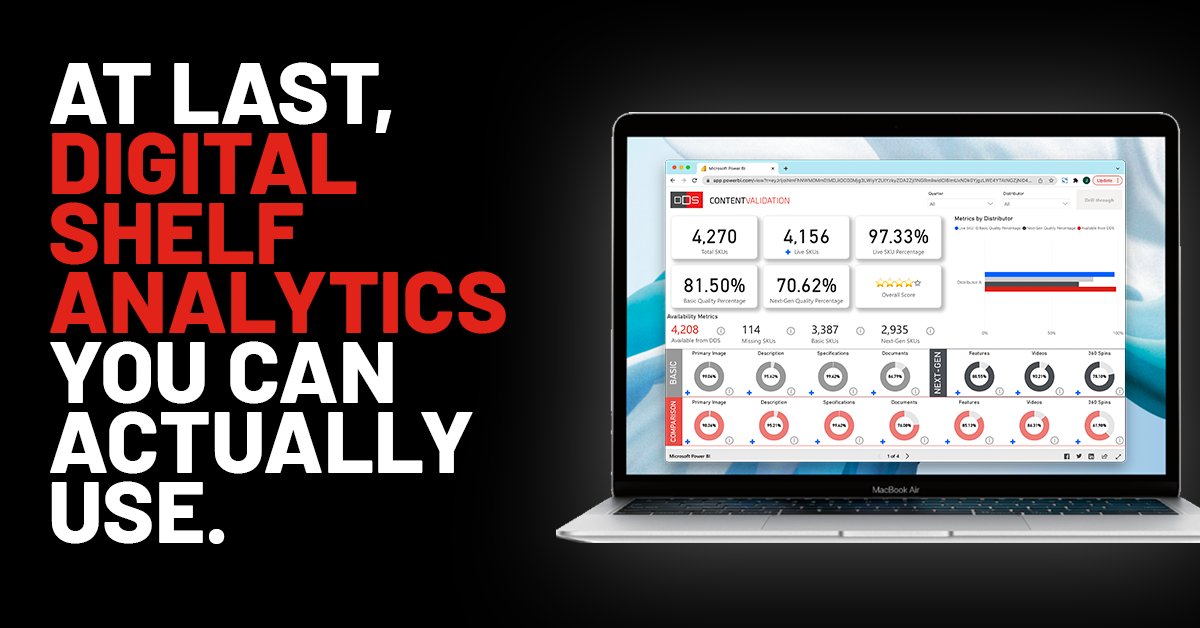 DistributorData's tweet image. DDS is thrilled to announce a brand new + unique #DigitalShelfAnalytics solution for manufacturers! Content Validation helps suppliers confirm how their product information actually appears on multiple partner sites via concise, yet detailed reporting.
distributordatasolutions.com/content-valida…