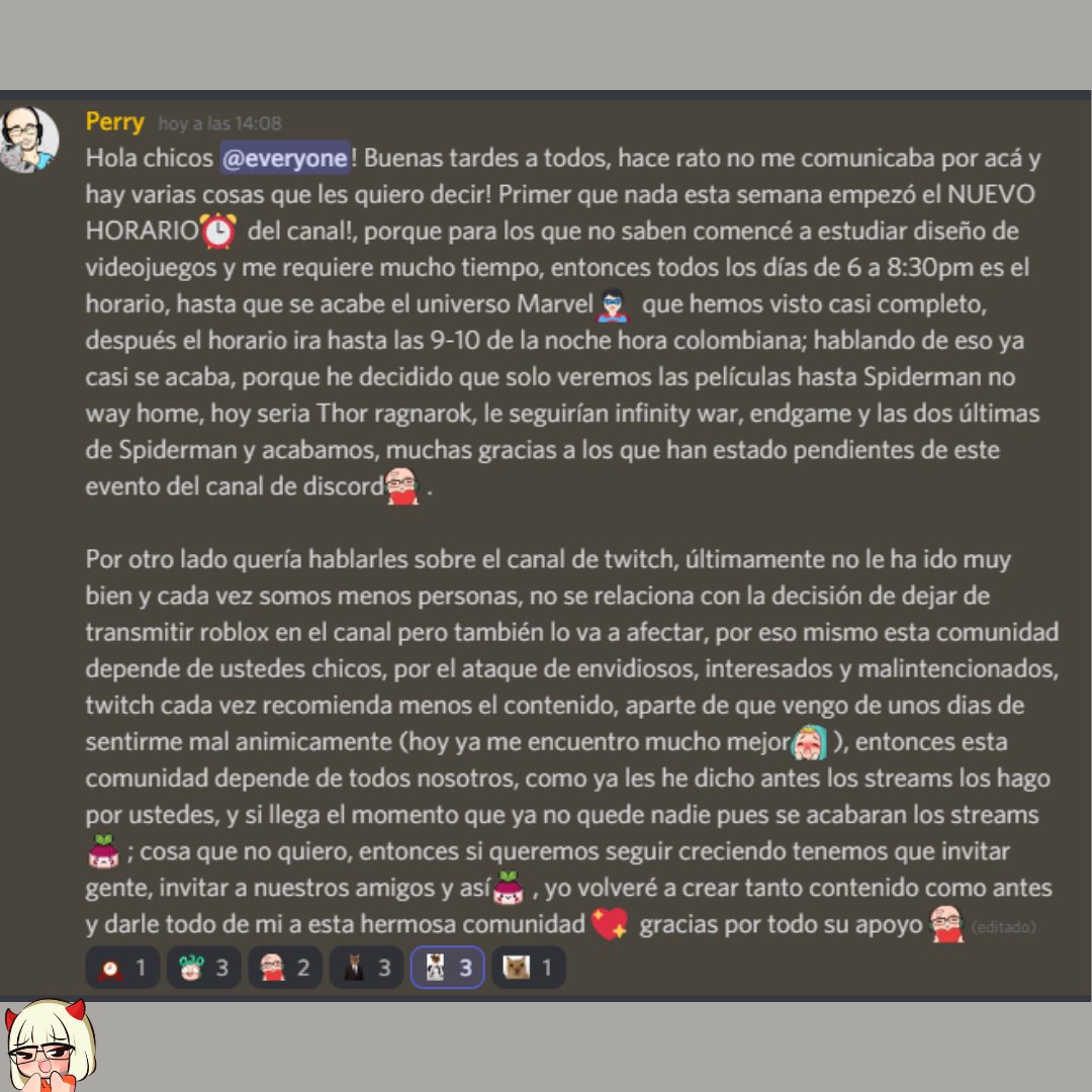 PerrySimulator's tweet image. Informacion importante chicos 🥰  si aun no estan en el discord este es el link para poderse unir 🙈 discord.gg/U95SDrBHpZ