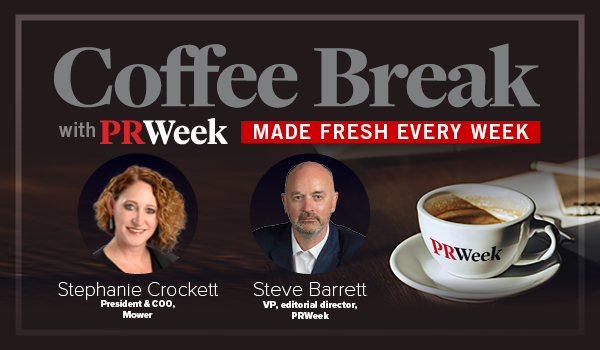 PRWeekUS's tweet photo. This week on Coffee Break, Stephanie Crockett @GingerInTheCuse president &amp; COO, @MowerAgency identifies trends in public affairs, healthcare PR and more! LISTEN NOW!
https://t.co/qTir81VXvL

#podcast #PRWeekPodcast #advertising #healthcarecomms https://t.co/IoEjA8WgNk