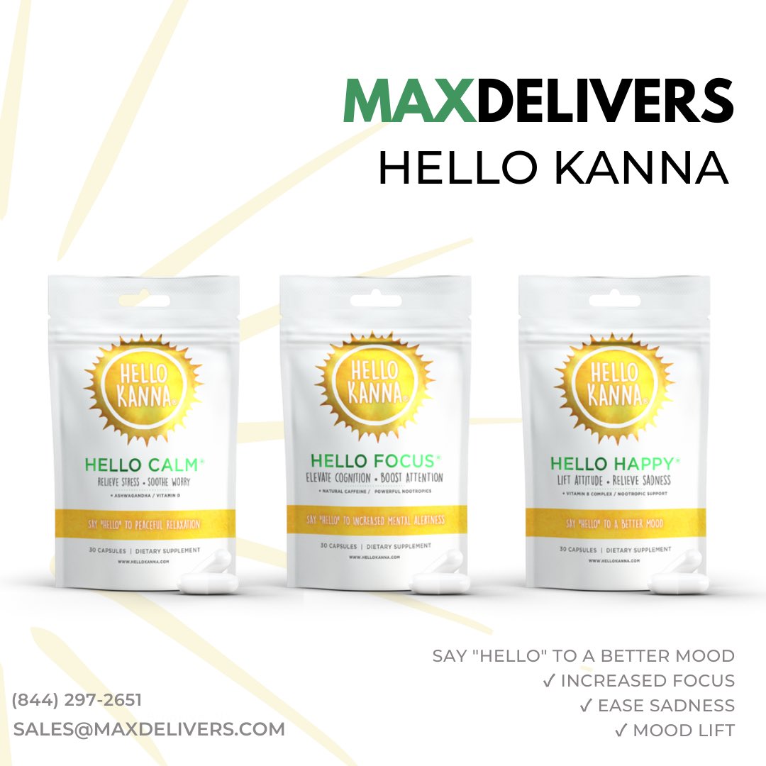 MaxDistributing's tweet image. Hello Kanna was made for your customers who are looking for a natural way to feel better on a daily basis.

Kanna is a low-growing succulent plant native to Southern Africa, which has been traditionally used to help enhance mood, promote pain relief, reduce stress, &amp;amp; ease anxiety