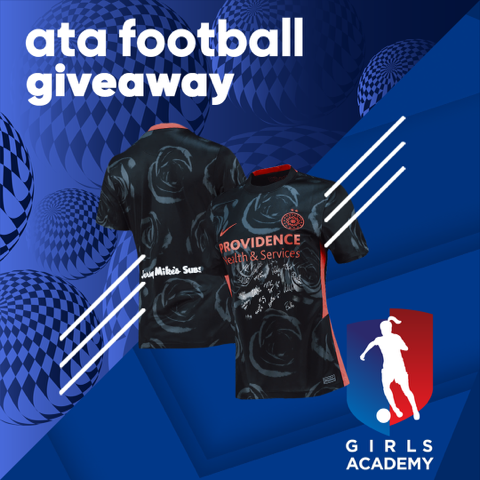 GAcademyLeague's tweet photo. Women’s football is on the edge of something extraordinary and @atafball is a driving contributor. Together we’re putting women’s football center stage!
Join @atafball by 3/1 to be entered to win a signed Portland Thorns jersey!
#ImWithAta #WatchWithAta https://t.co/sjP9yQ4WDq